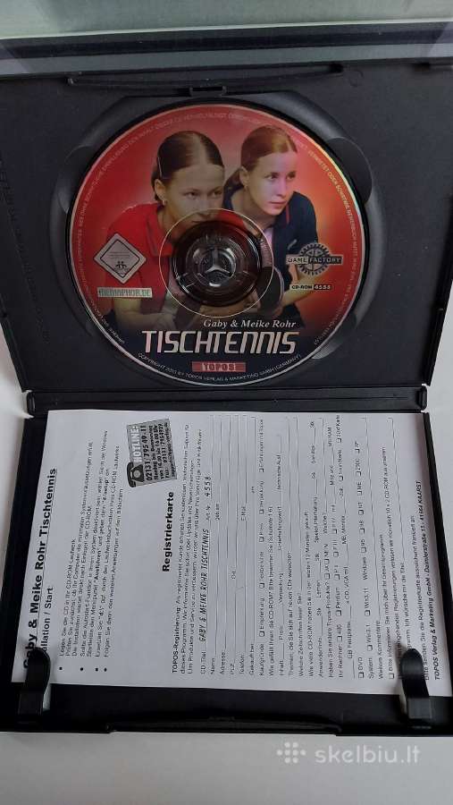 ,Tischtennis ' Pc CD-rom Žaidimas - nuotraukos Nr. 4