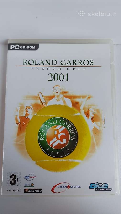 ,Roland Garros Paris ' Pc CD-rom Žaidimas 3+