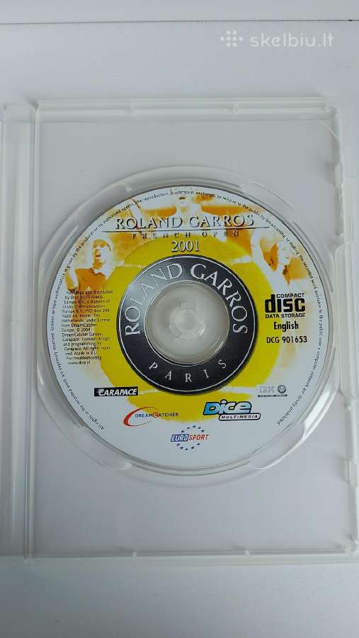 ,Roland Garros Paris ' Pc CD-rom Žaidimas 3+ - nuotraukos Nr. 3