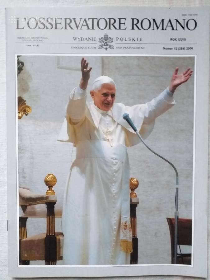 Oficialus Vatikano leidinys L'osservatore Romano