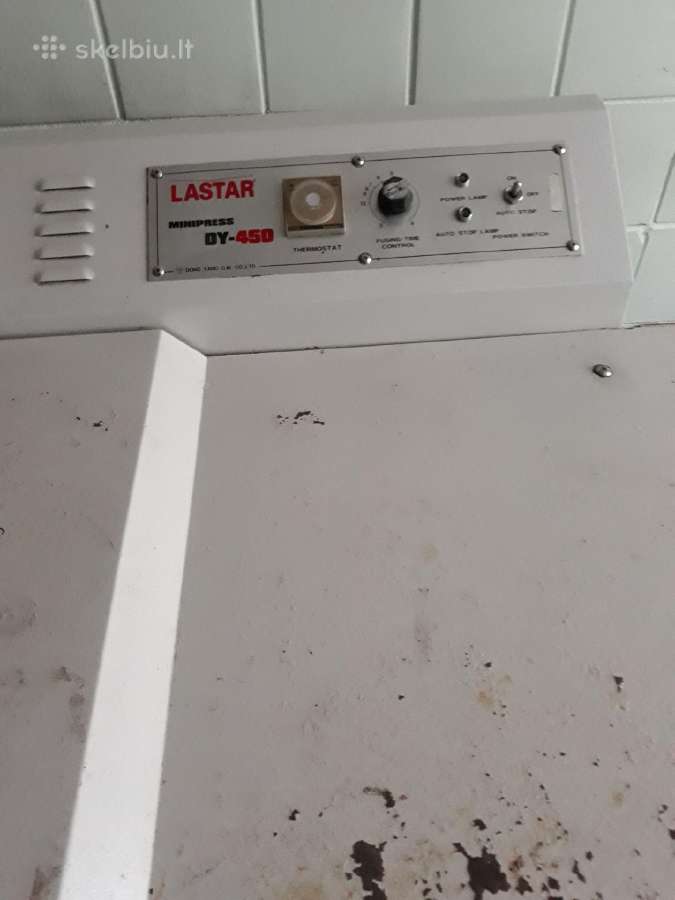 Parduodu naudotą dubliavimo presa Lastar 450 - nuotraukos Nr. 3