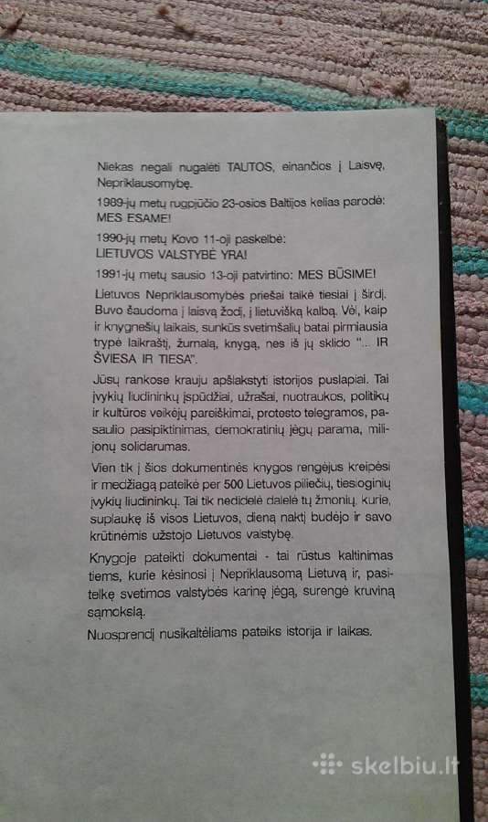 Lietuva 1991.01.13 Kazys Saja 1991 m. - nuotraukos Nr. 3