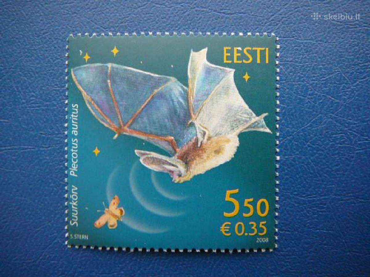Estija 2008 Siksnosparniai Mnh est604