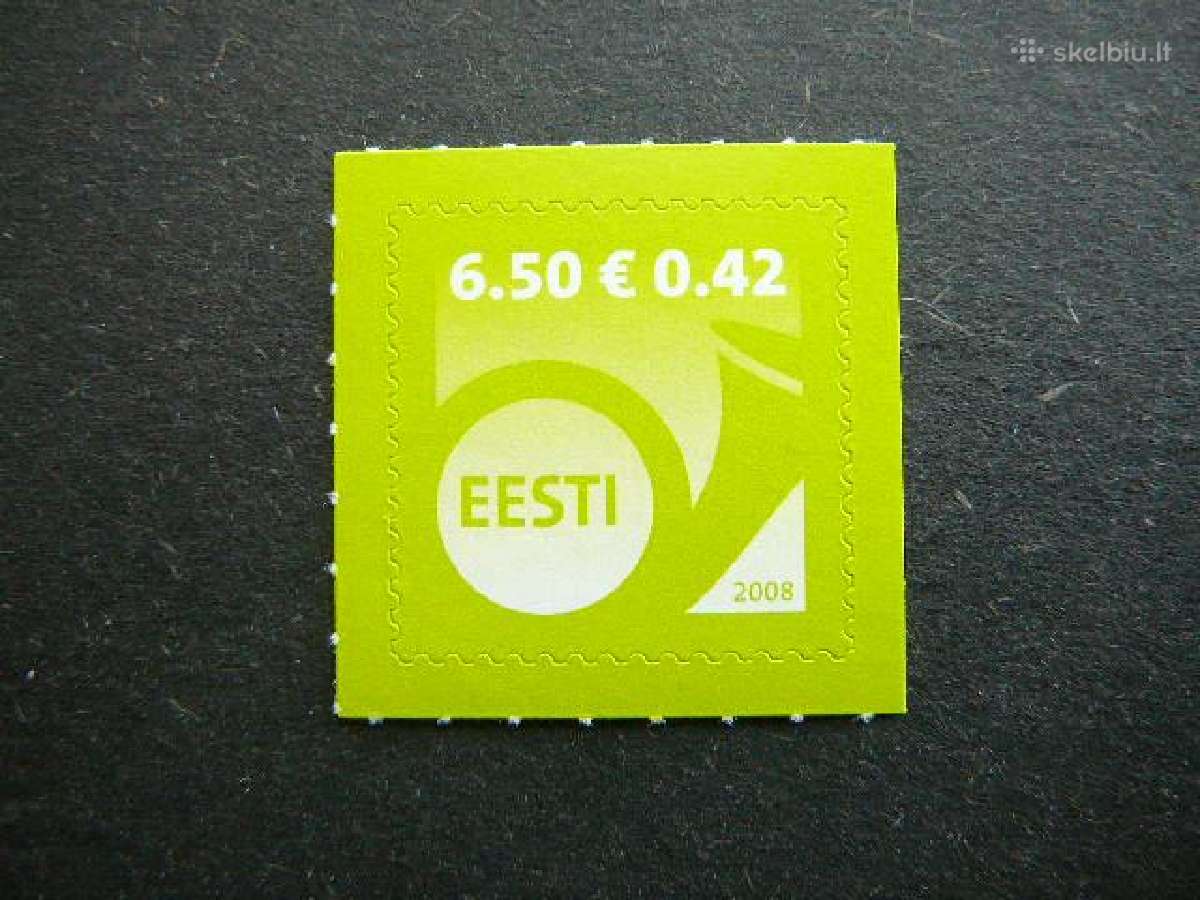 Estija 2008 Pasto ragelis Mnh est606