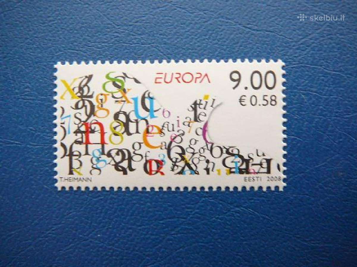 Estija 2008 Europa. Laiskai Mnh est615