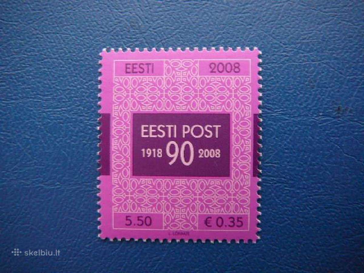 Estija 2008 Pastas Mnh est626