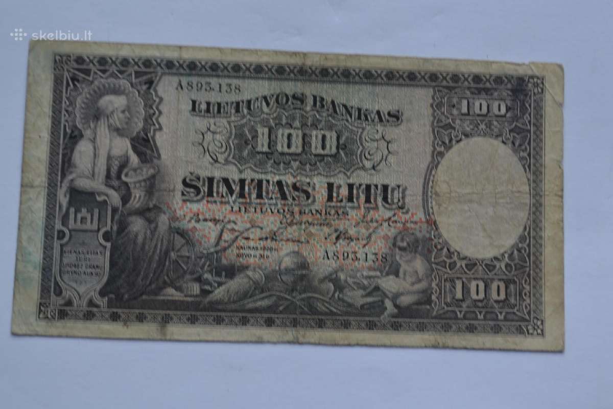 100 litu 1928 m.