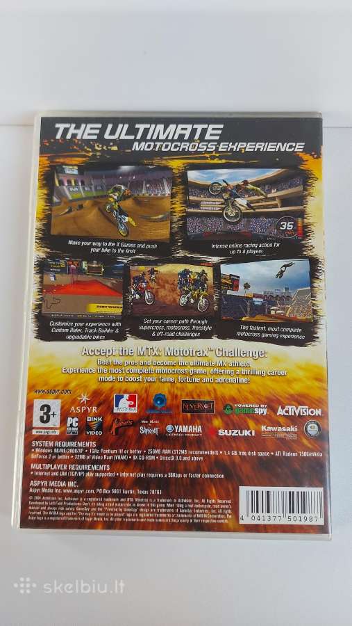 , Mtx Mototrax ' Pc CD-rom Žaidimas 3+ - nuotraukos Nr. 2