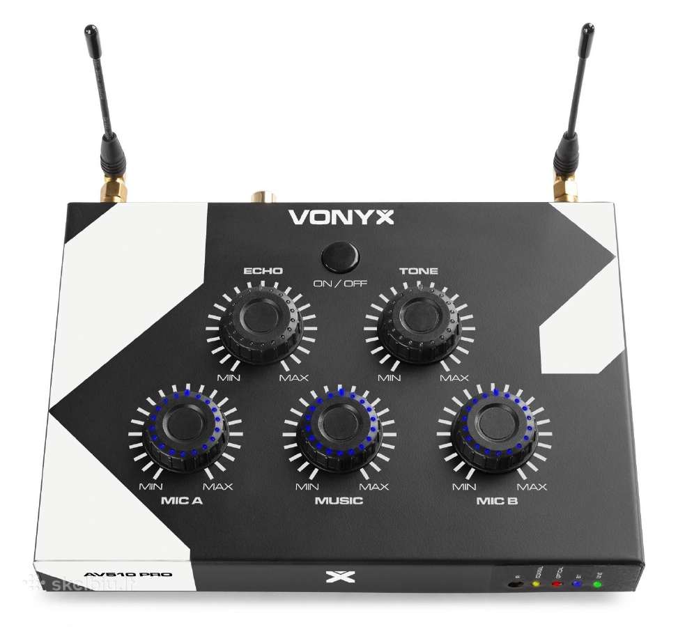 Vonyx Av510 karaoke valdiklis su bevieliais mikrof - nuotraukos Nr. 4