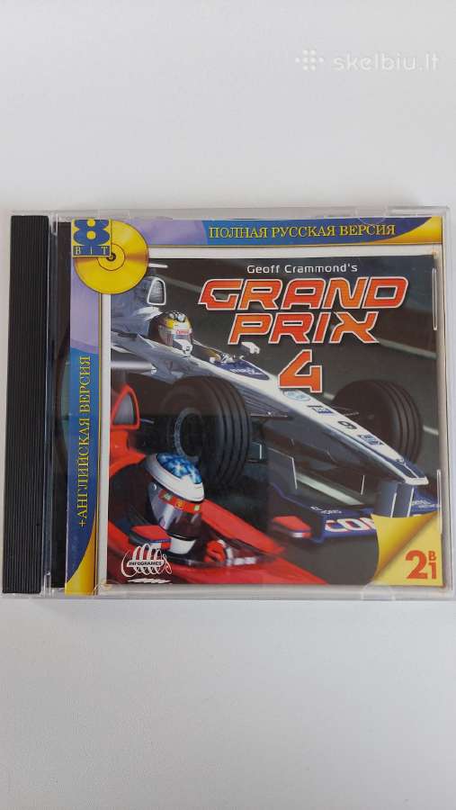 ,Grand Prix 4' 2in1 Pc CD-rom Žaidimas