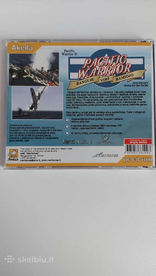 ,Pacific Warrior II ' Pc CD-rom Žaidimas - nuotraukos Nr. 2