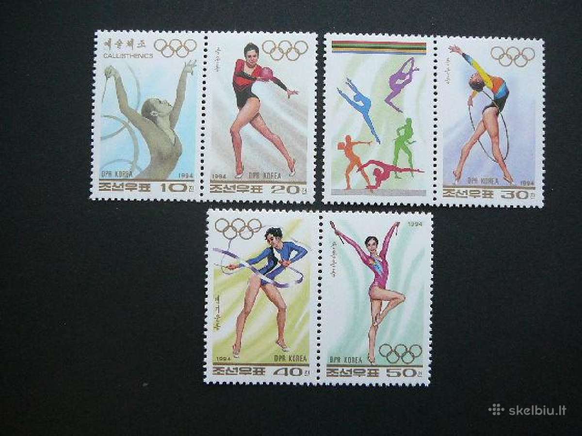 Olimpines Gimnastika Koreja Mnh alb962