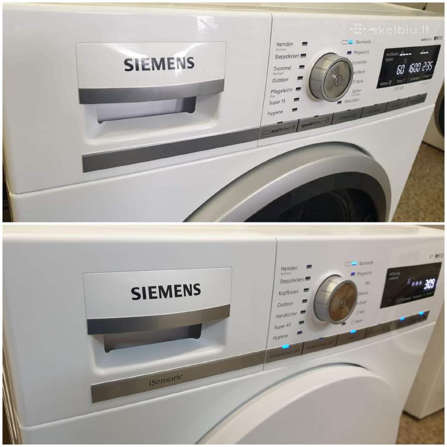 Siemens iq700 komplektas (2019m.) A+++ 8kg - nuotraukos Nr. 2
