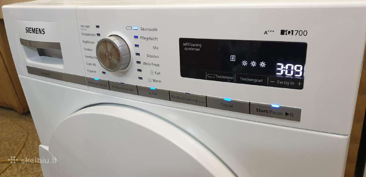 Siemens iq700 komplektas (2019m.) A+++ 8kg - nuotraukos Nr. 4