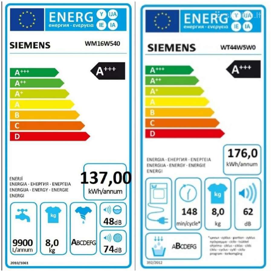 Siemens iq700 komplektas (2019m.) A+++ 8kg - nuotraukos Nr. 16