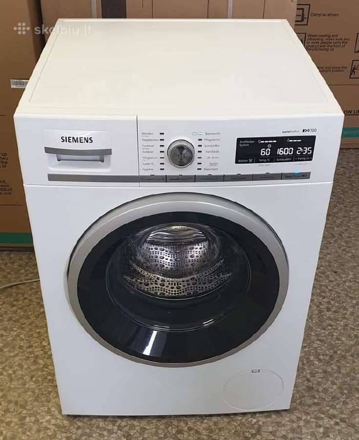 Siemens iq700 komplektas (2019m.) A+++ 8kg - nuotraukos Nr. 8