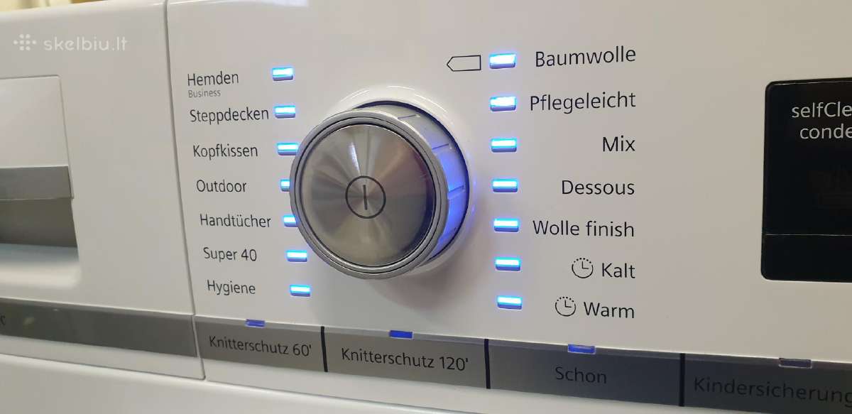 Siemens iq700 komplektas (2019m.) A+++ 8kg - nuotraukos Nr. 13