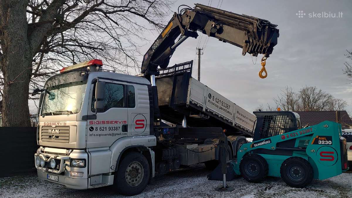Savivarčio su "fiskaru" / Bobcat nuoma
