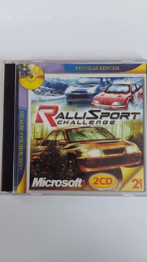 ,Ralli Sport Challenge' Pc CD-rom 2in1 Žaidimas