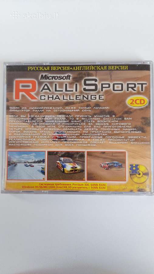 ,Ralli Sport Challenge' Pc CD-rom 2in1 Žaidimas - nuotraukos Nr. 2