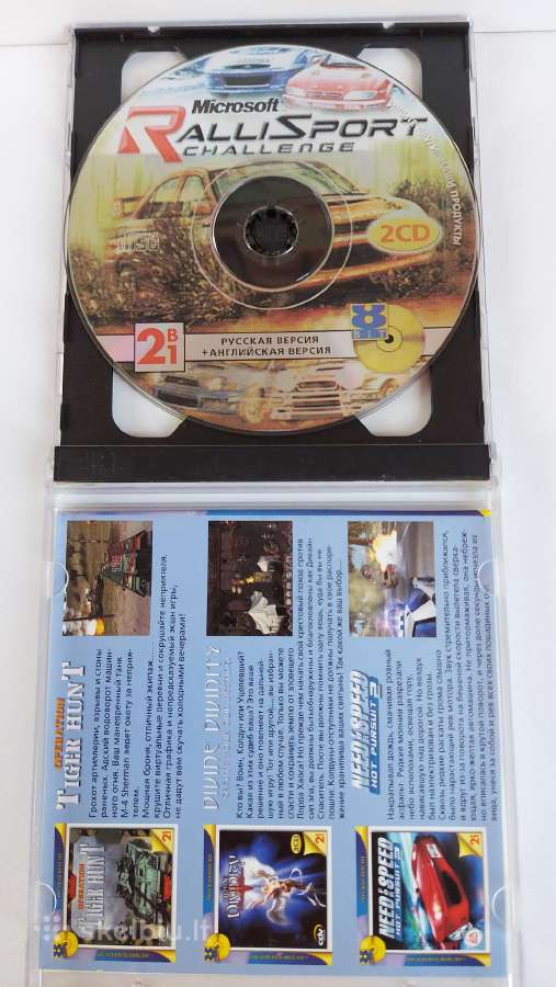 ,Ralli Sport Challenge' Pc CD-rom 2in1 Žaidimas - nuotraukos Nr. 3