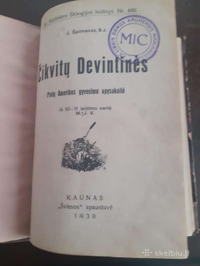 Sena knyga ,Čikvitų devintinės"