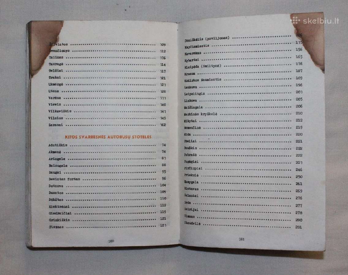 Tarpmiestinių autobusų eismo tvarkaraštis 1986- 87 - nuotraukos Nr. 10