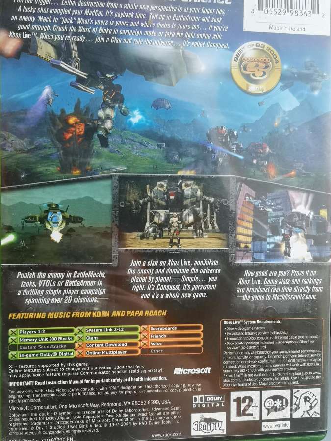Xbox Mechassault 2 - nuotraukos Nr. 2