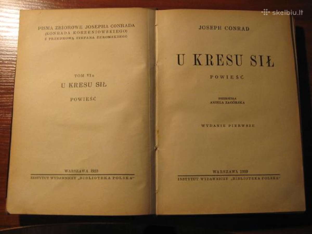 Antikvarinės lenkiškos knygos