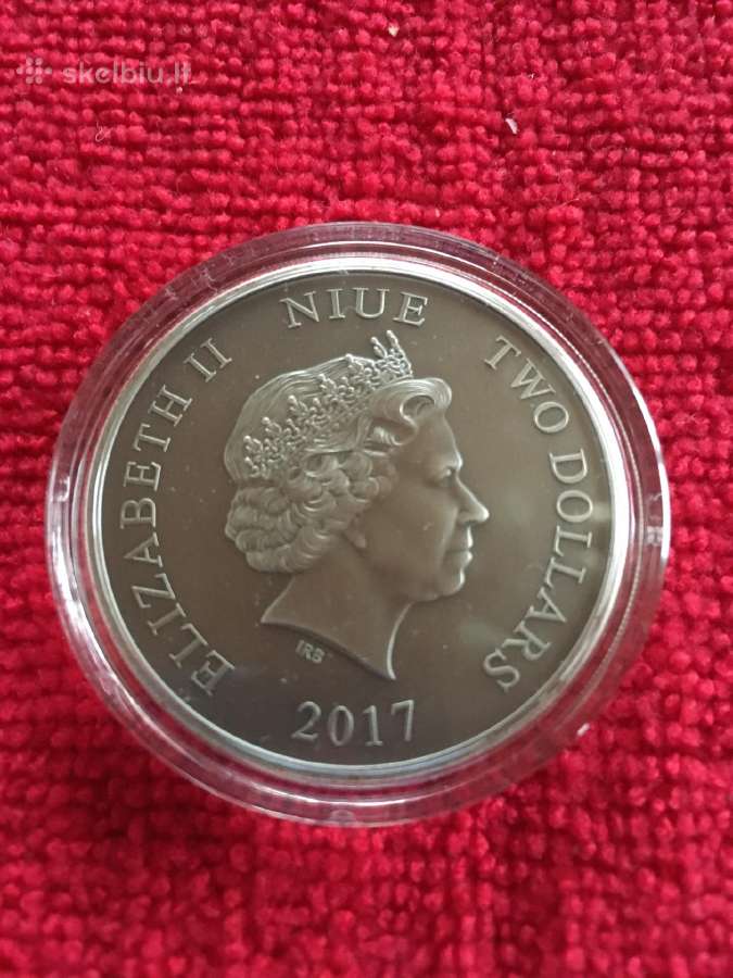 Moneta Niue 2017m. 2 dollars, sidabras - nuotraukos Nr. 2