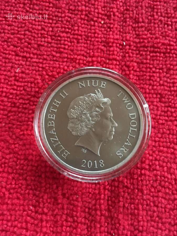 Moneta Niue 2018m. 2 dollars, sidabras(,999) - nuotraukos Nr. 2