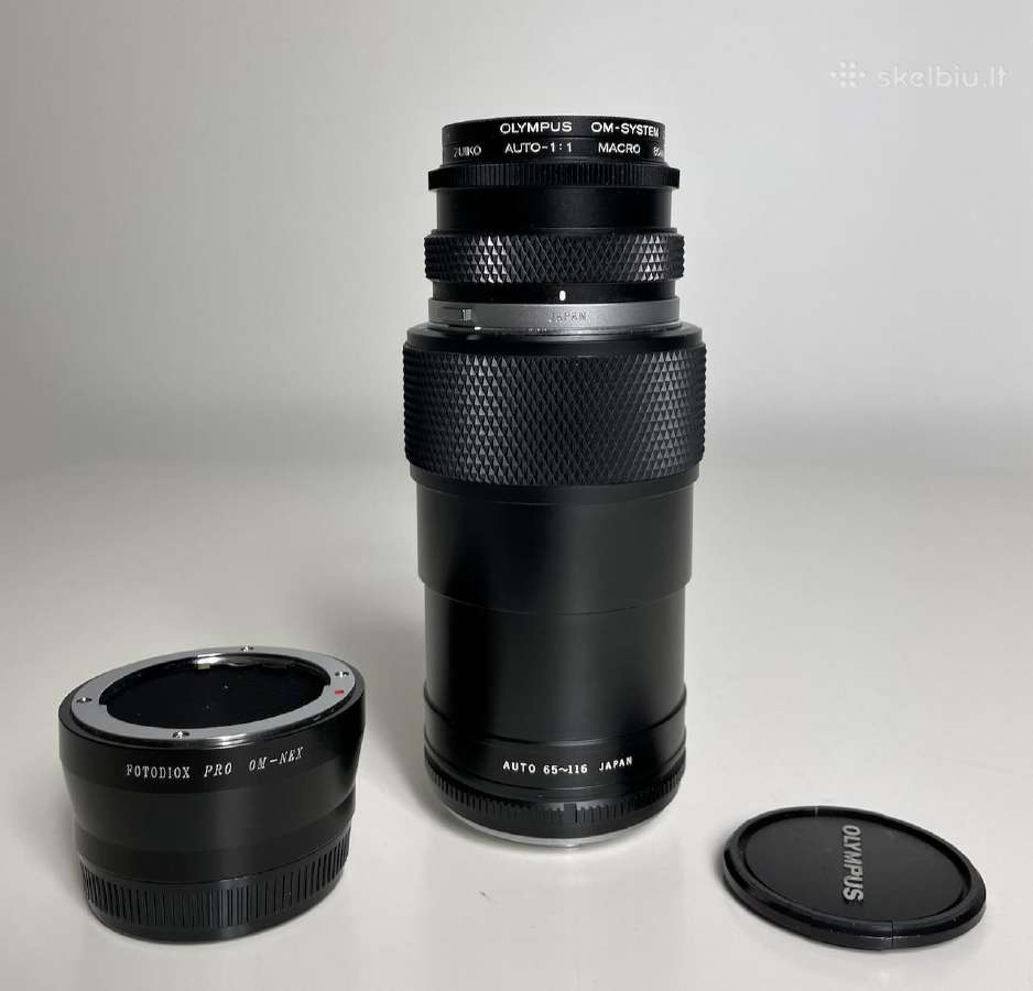 Olympus makro objektyvas 80 + 170mm su Sony E - nuotraukos Nr. 3