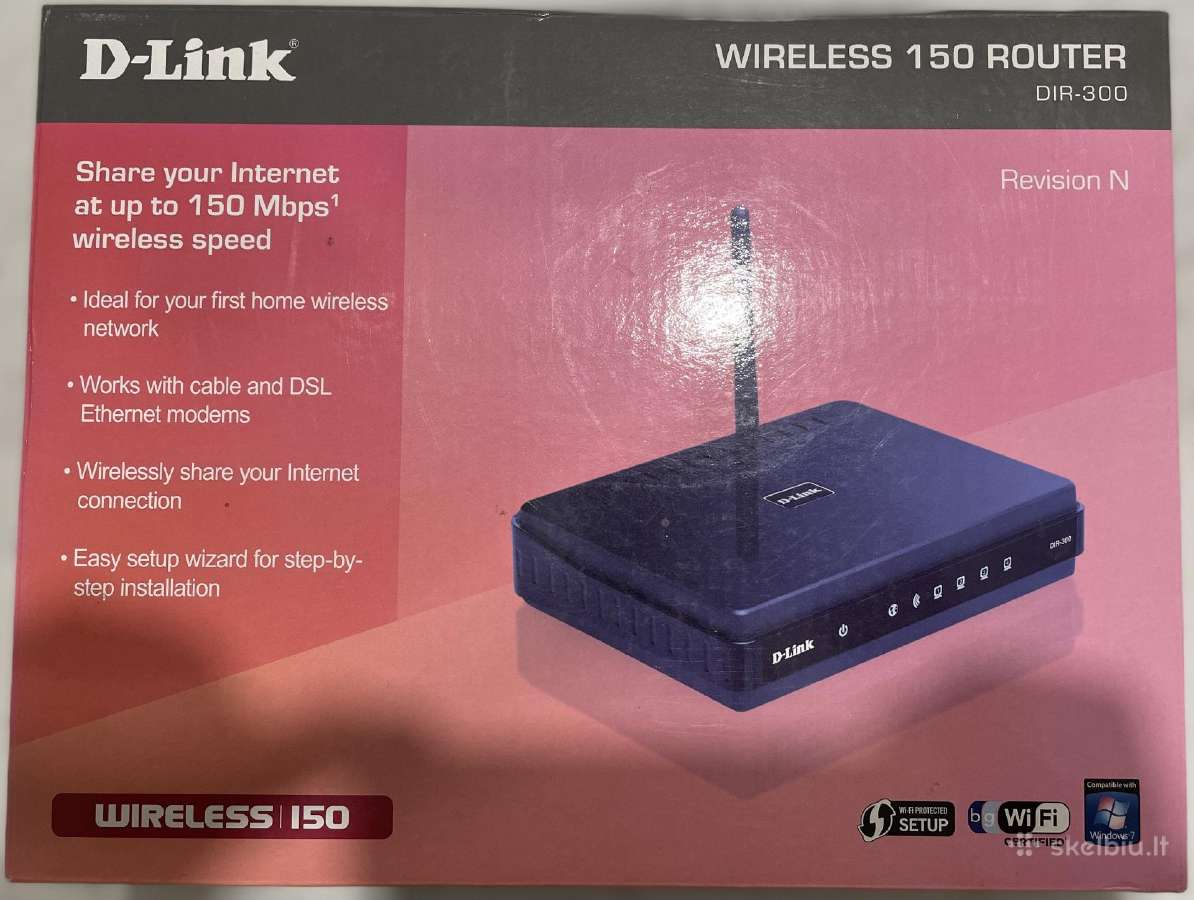 Router maršrutizatorius D-link Dir-300 - nuotraukos Nr. 3