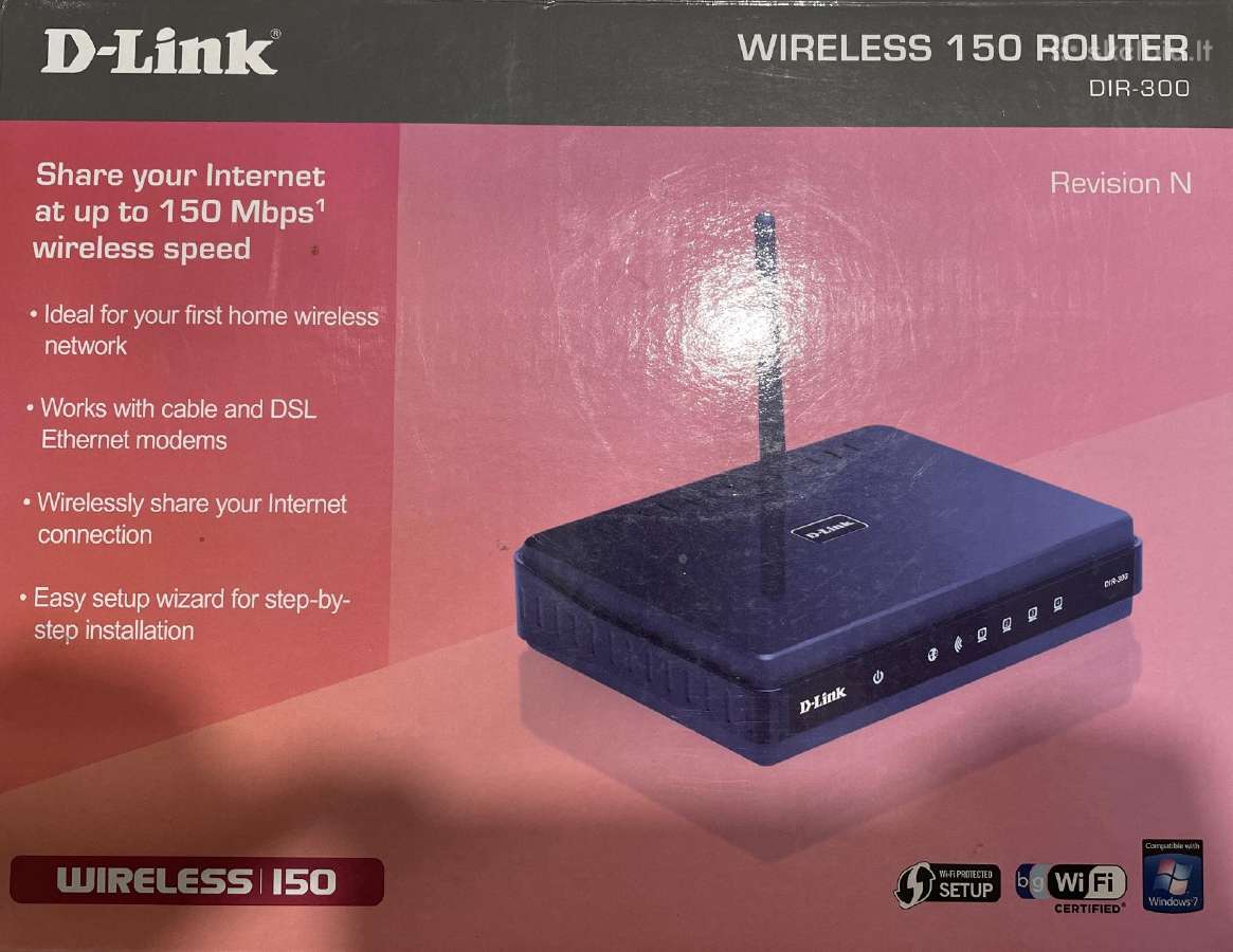 Router maršrutizatorius D-link Dir-300 - nuotraukos Nr. 4