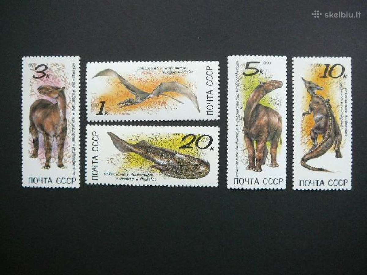 Dinozaurai Ssr 1990 svarus s6116