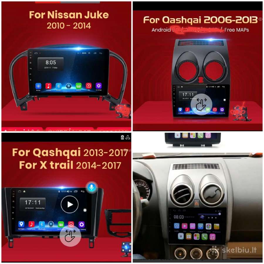 Parduodu nisan Qashqai juck x-trail multimedijas
