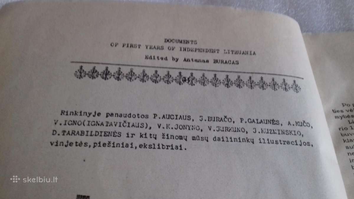 Pirmųjų Lietuvos nepriklausomybės metų dokumentai - nuotraukos Nr. 2