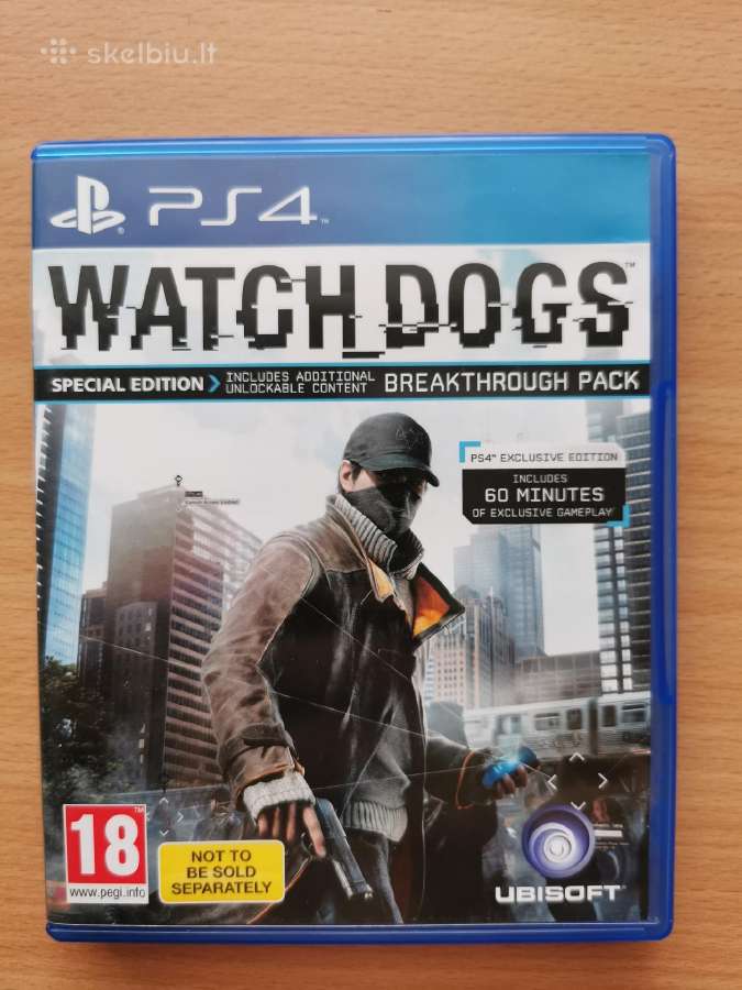 Watch Dogs Playstation 4 Skelbiu Lt