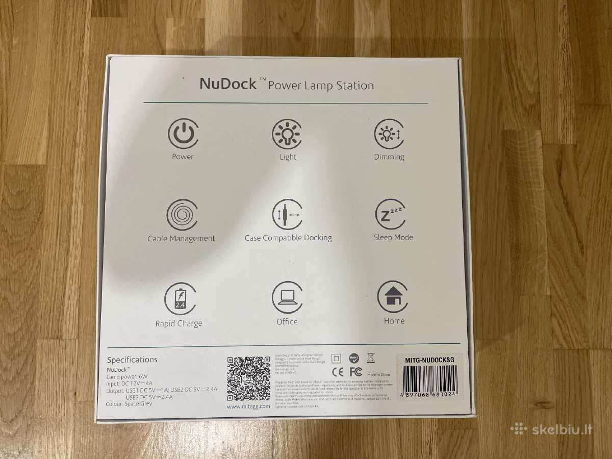 Telefono ir laikrodžio pakrovėjas su įkrovikliu - nuotraukos Nr. 3