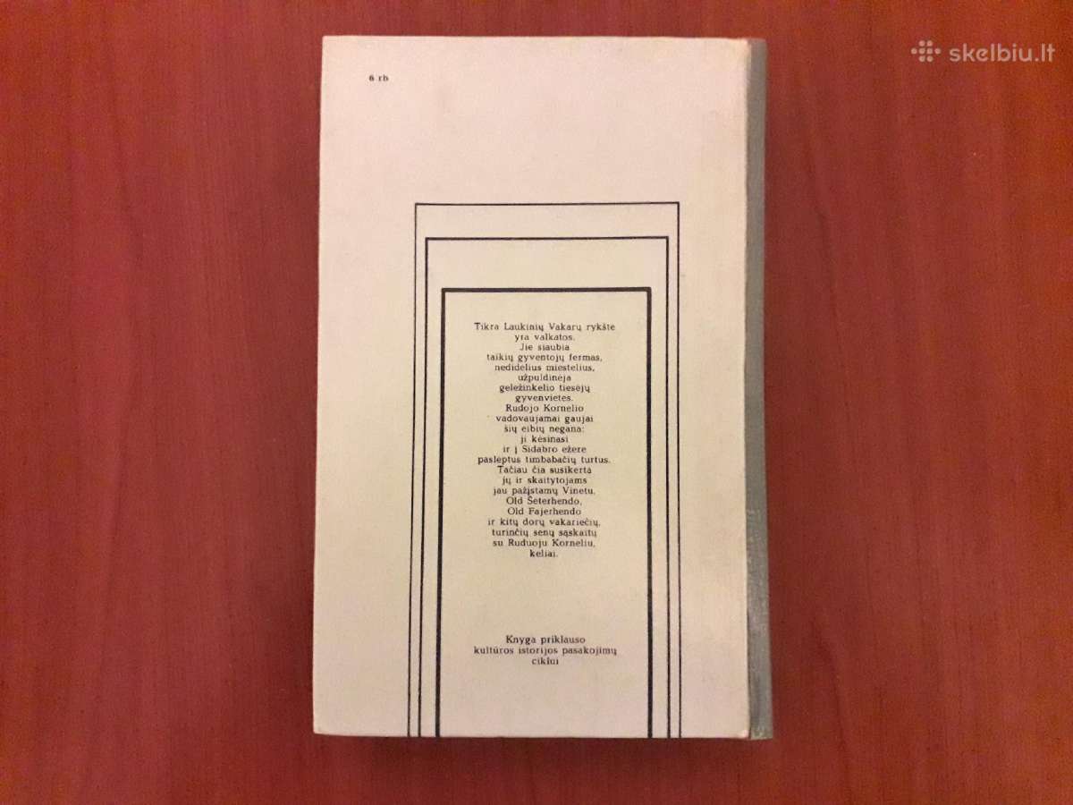 Karlas Majus "Sidabro ežero turtai" 1989 metai. - nuotraukos Nr. 2