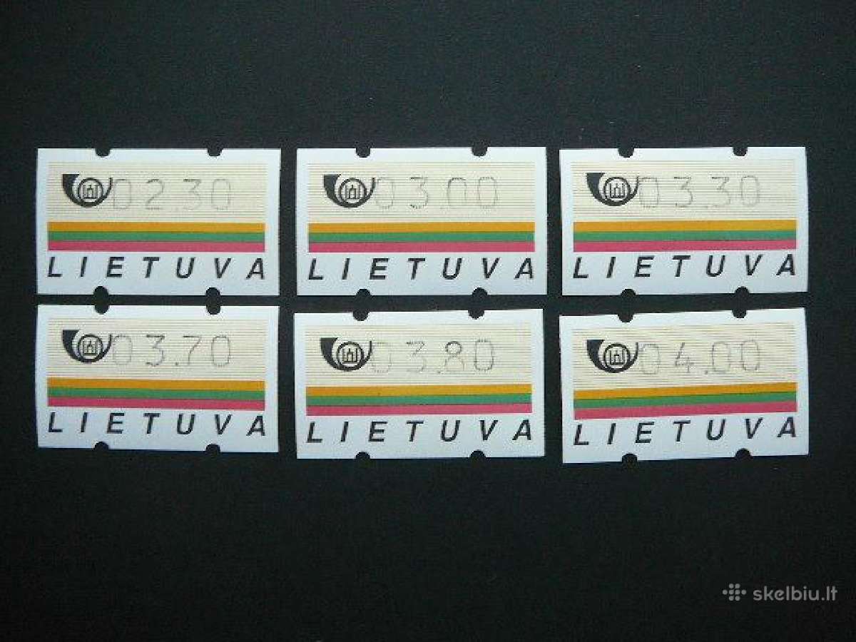 Lietuva 2000 Pasto automatu zenklai (atm) sv20/2n