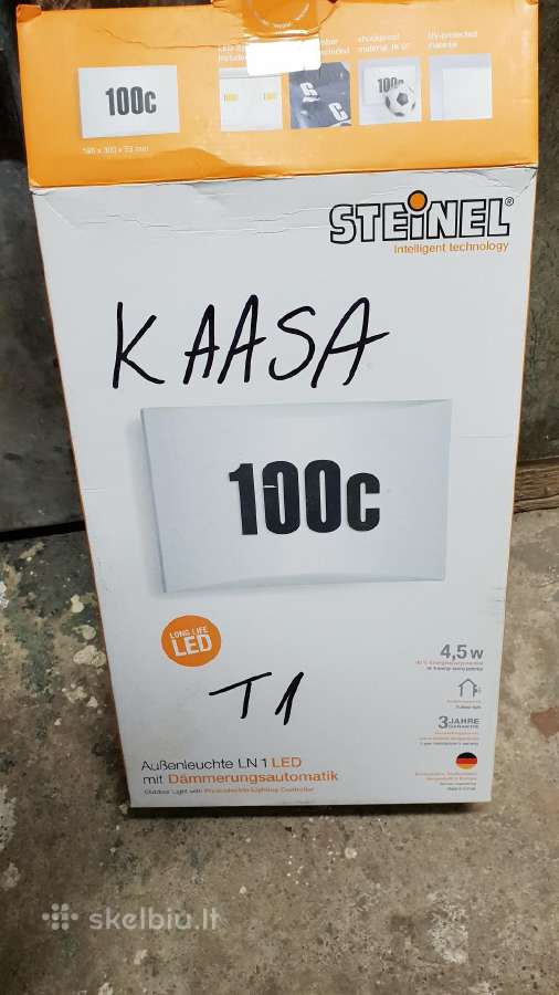 LED Lauko šviestuvas su foto jungikliu .