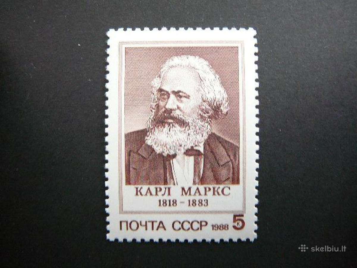 K. Marksas Ssr 1988 Mnh s5823