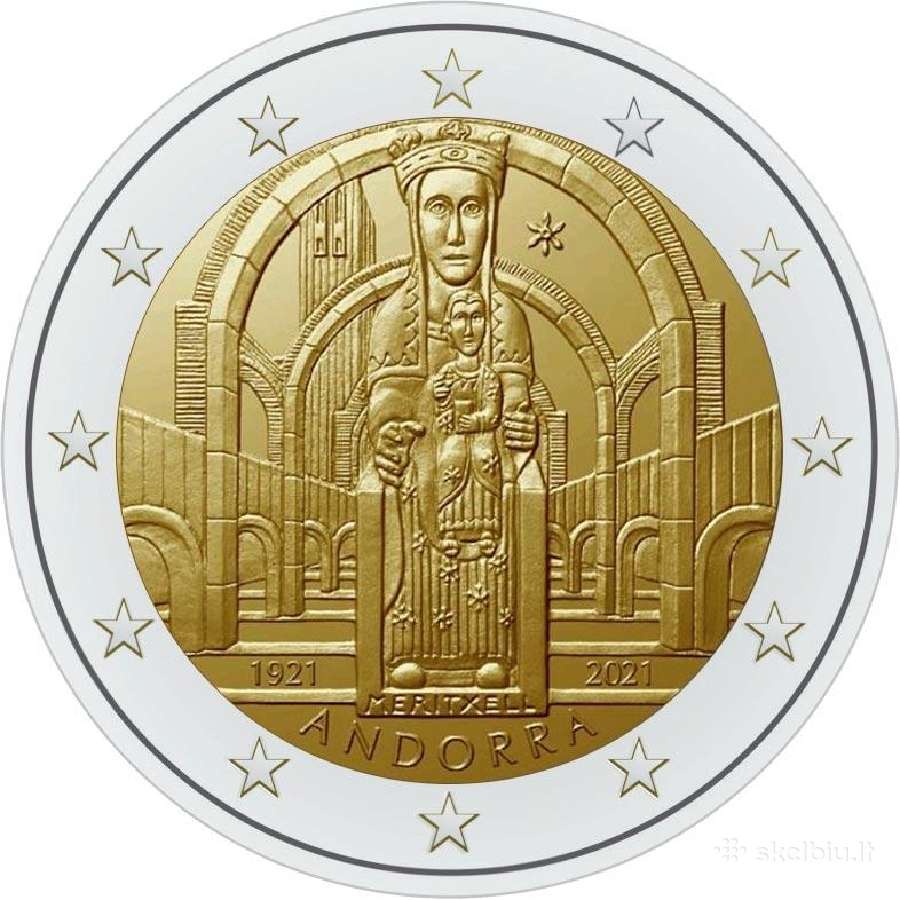 2 eurų Andoros Unc proginės monetos - nuotraukos Nr. 5