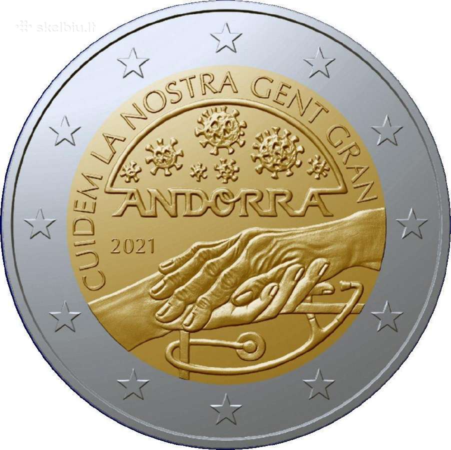 2 eurų Andoros Unc proginės monetos - nuotraukos Nr. 6