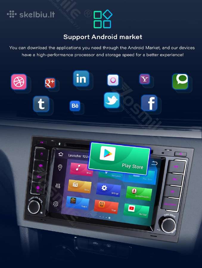 Parduodu Volkswagen Touareg T5 android multimediją - nuotraukos Nr. 5