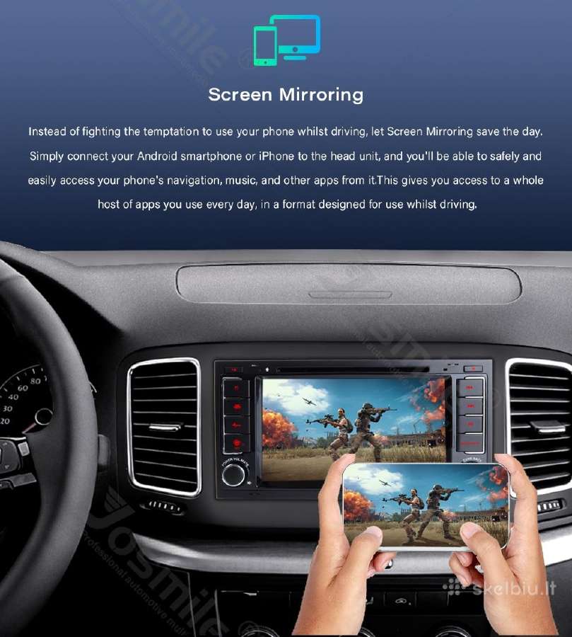 Parduodu Volkswagen Touareg T5 android multimediją - nuotraukos Nr. 7