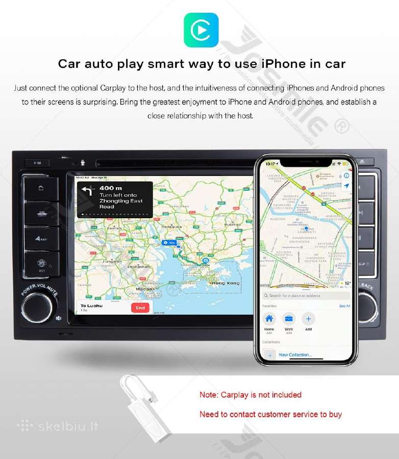 Parduodu Volkswagen Touareg T5 android multimediją - nuotraukos Nr. 14