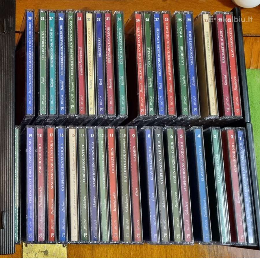 40 klasikinės muzikos kompaktinių diskų - nuotraukos Nr. 2