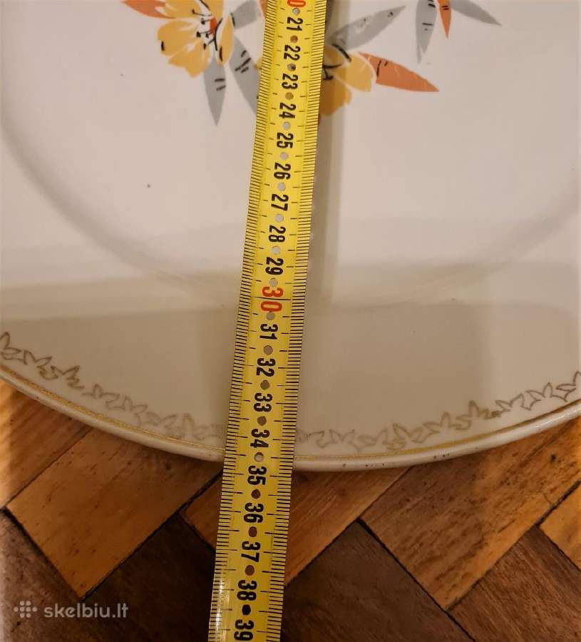 Labai didelė lėkštė. 35 cm. Ryga Pff. Kaina 10 €. - nuotraukos Nr. 2